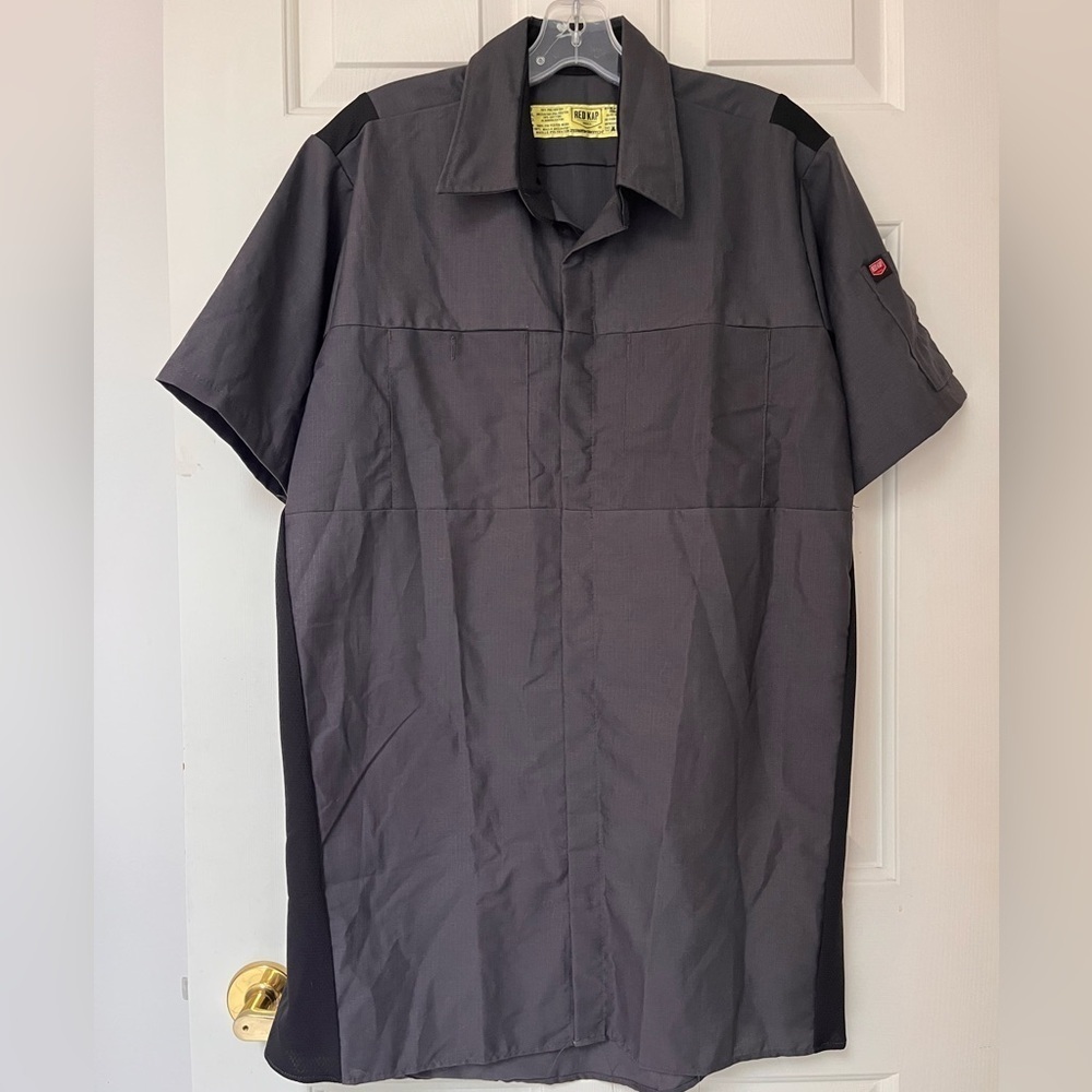 Red Kap Men’s Short Sleeve Performance Plus Shop Shirt M - Picture 4 of 14